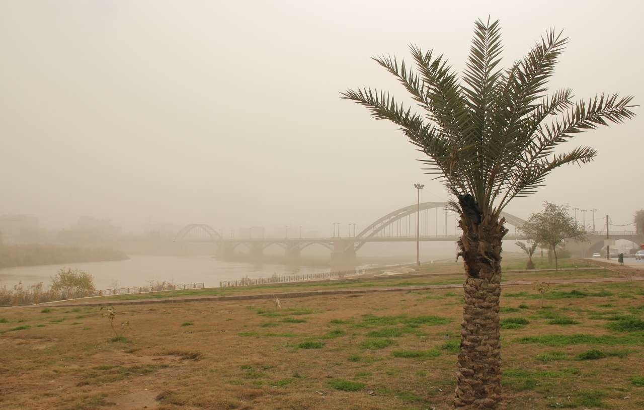 آبادان در وضع نارنجی آلودگی هوا