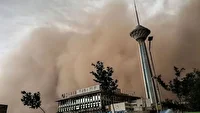 احتمال وقوع طوفان گرد و خاک در تهران