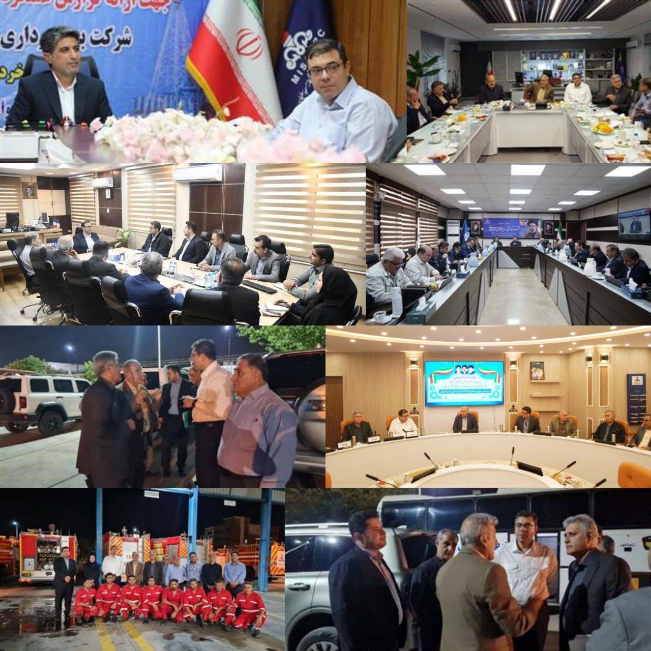 بازدید مدیریت بحران شرکت ملی نفت از شرکت‌های بهره‌بردار و حفاری در مناطق نفتخیز جنوب