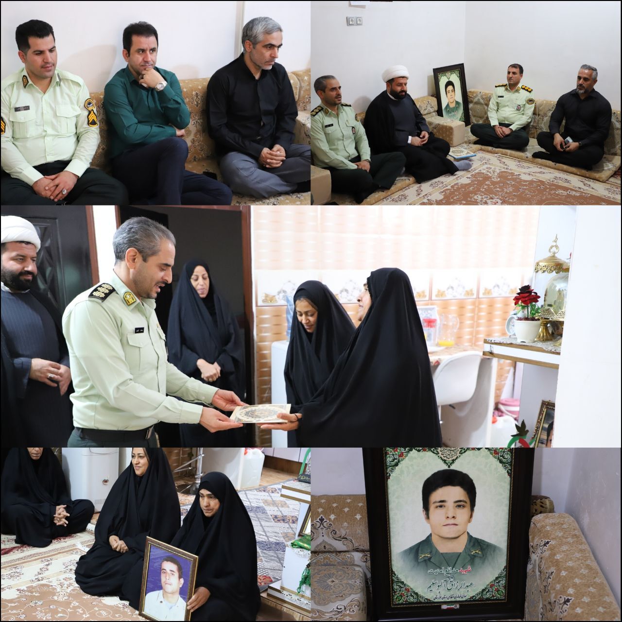 دیدار فرمانده انتظامی شهرستان آبادان با خانوادههای معظم شهید آلبوسویلم ویژه دیدار فرمانده انتظامی شهرستان آبادان با خانوادههای معظم شهید آلبوسویلم ویژه